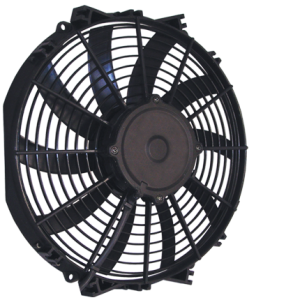 12" 225 Watt Low Profile Curved Blade Reversible Fan Assembly